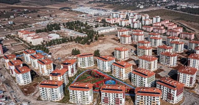 Deprem bölgesindeki faizsiz afet konutları ödeme planına ilişkin görsel