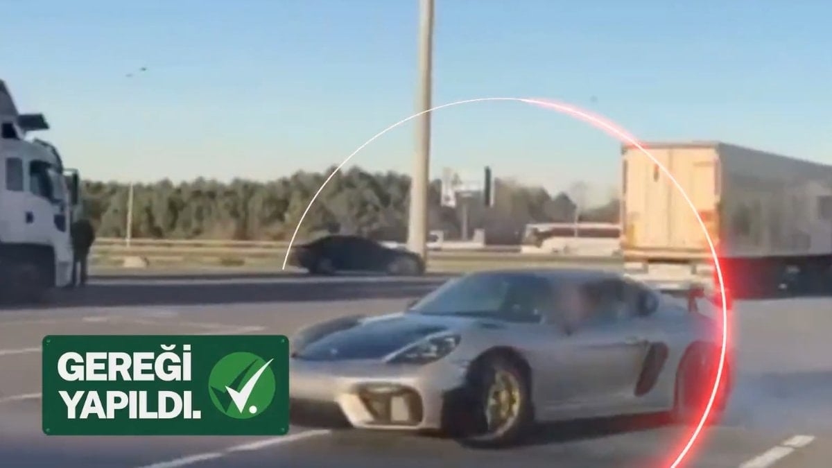 Eyüpsultan’da 300 km/s üzeri hızla drift atan sürücü yakalandı